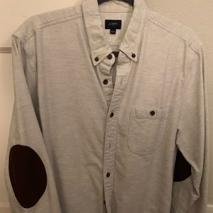 J.Crew Factory Elbow Patch Shirt